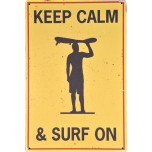Lot de 5 Affiches déco Surf- 20x30cm